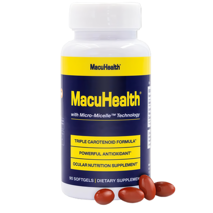 Macuhealth Triple Carotenoid Formula - Eye Vitamins for Adults - 90 Softgels, 3 Month Supply